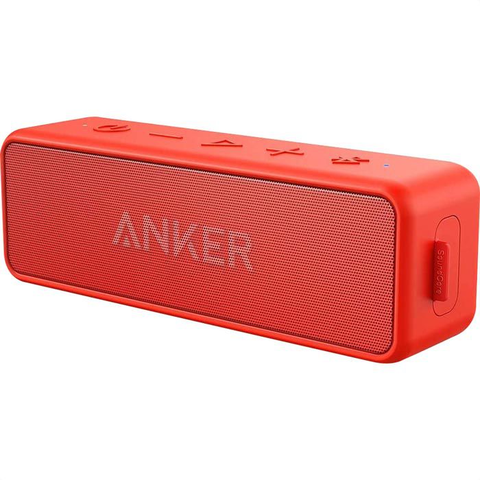 Anker Bluetooth-Lautsprecher SoundCore 2, AK-A3105014, 2.0 Soundsystem, 12  Watt, rot – Böttcher AG