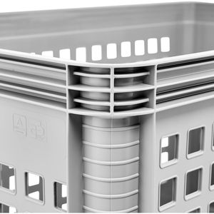 Produktbild für Eurobox Keeeper Robert, grau, 64 Liter, lebensmittelecht