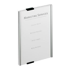 Türschild Durable 4803-23, Info Sign A5, silber