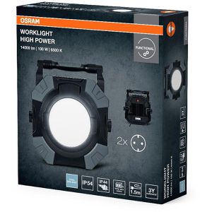 Produktbild für Baustrahler OSRAM Value High Power, Netzbetrieb mit 1,5m Kabel