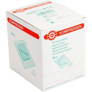 Produktbild für Mullkompressen Nobamed 712107, aus Baumwolle, steril
