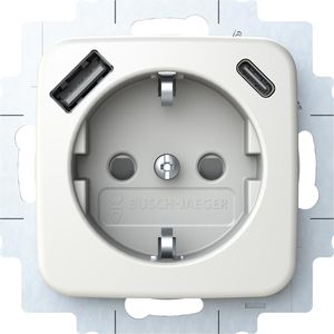 Steckdose Busch-Jaeger Reflex SI, 20 EUCB2USBAC-214, Unterputz