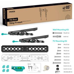 Produktbild für TV-Wandhalterung Onkron TM6-B, bis 68 kg