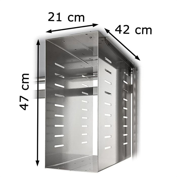 Hammerbacher CPU-Halter XCPU silber - Böttcher AG