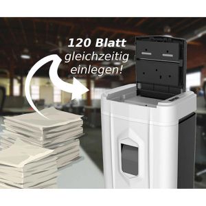 Produktbild für Aktenvernichter LMG Auto120P5, mit Rollen