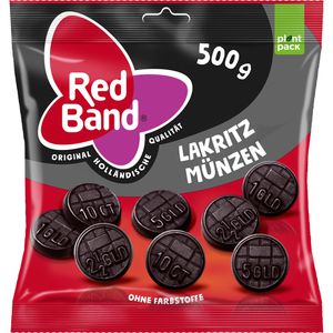 Lakritz Red-Band Lakritz Münzen, würzig