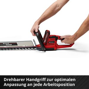 Produktbild für Heckenschere Einhell GE-CH 18/60 Li-Solo, Akku