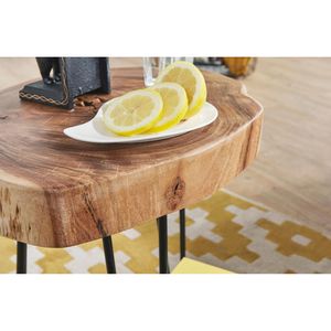 Produktbild für Beistelltisch Wohnling Bagli, WL1.549, akazie