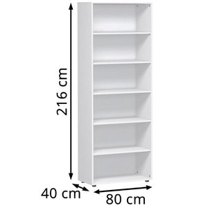 Produktbild für Aktenregal Geramöbel Flex, S-386001-W, aus Holz