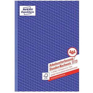Produktbild für Stundenerfassung Zweckform 1773, A4