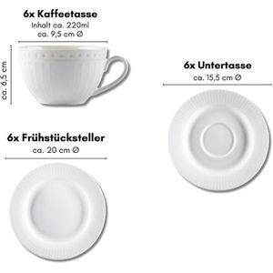 Produktbild für Kaffeeservice Ritzenhoff&amp;Breker Sofia