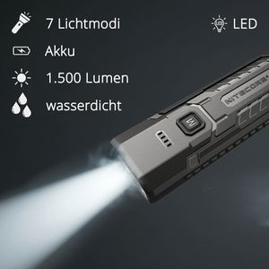 Produktbild für Taschenlampe Nitecore EDC07, LED, aufladbar