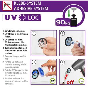 Produktbild für Seifenspender Wenko Maribor UV-Loc, 25021100
