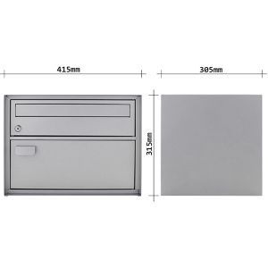 Produktbild für Paketbriefkasten Rottner Edelweiß, T04642