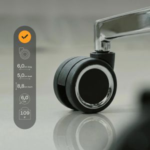 Produktbild für Stuhlrollen CLOUVOU FluxWheels, 5 Stück