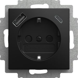 Produktbild für Steckdose Busch-Jaeger Balance SI 20 EUCB2USBAC-915, Unterputz