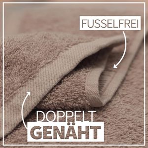 Produktbild für Handtuch NatureMark Premium, sand-beige, 70 x 140 cm