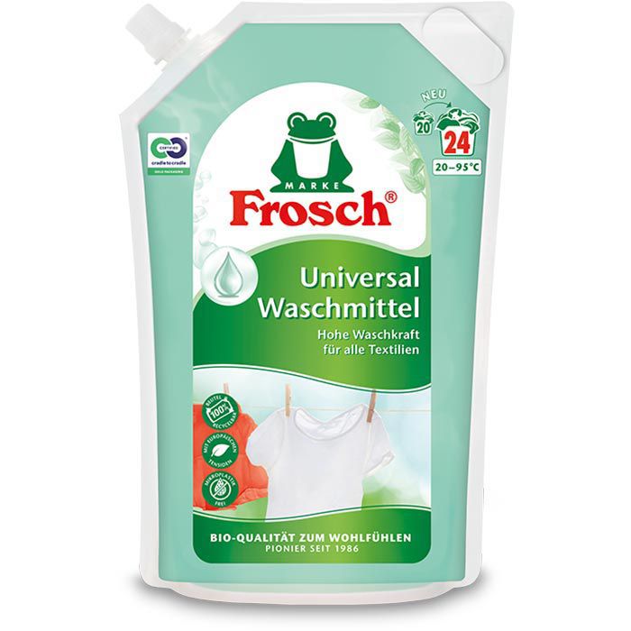 Frosch Waschmittel Bio, Universalwaschmittel, flüssig, ökologisch