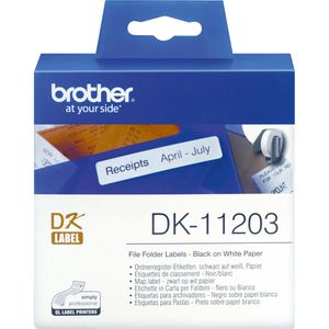 Produktbild für Brother-Etiketten Brother DK-11203, weiß