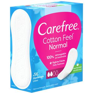 Produktbild für Slipeinlagen Carefree Cotton Feel Normal