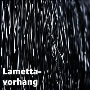Produktbild für Lametta TK-Gruppe 98422, glatt, schwarz
