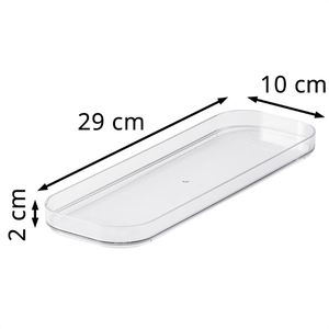 Produktbild für Deckel-Aufbewahrungsbox Smartstore Compact Slim, transparent