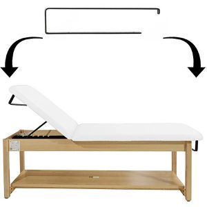 Produktbild für Behandlungsliege Teqler T146712, aus Holz, creme-weiß