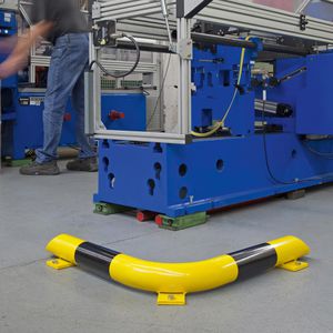 Produktbild für Rammschutzbalken Moravia aus Stahl, 638 x 638mm