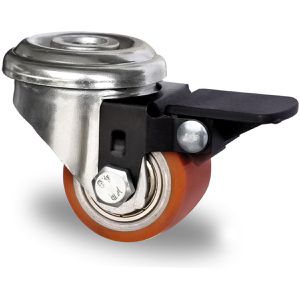 Möbelrolle CASCOO Serie SWU5, mit Rückenloch