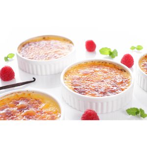 Produktbild für Auflaufform Hendi Rustica Ofenform, weiß, aus Porzellan