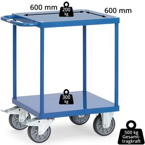 Produktbild für Tischwagen Fetra 2496B, aus Metall