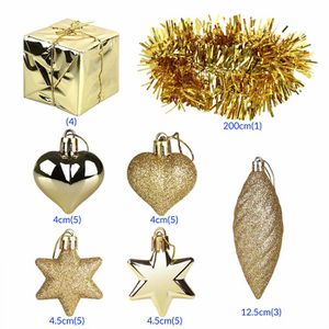 Produktbild für Weihnachtskugeln CASARIA gold