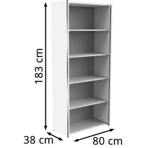Produktbild für Aktenregal Kerkmann Aveto 4532, Holz