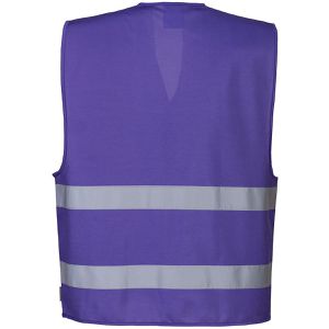 Produktbild für Warnweste Portwest Iona Weste F474, violett