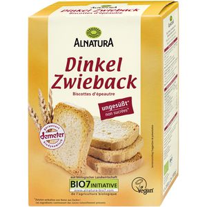 Zwieback Alnatura Dinkel laktosefrei, demeter, BIO