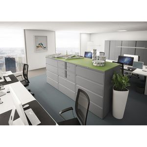 Produktbild für Schließfachschrank Bisley Essentials, lichtgrau