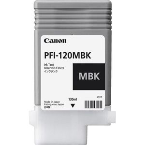 Produktbild für Tinte Canon PFI-120MBK schwarz matt