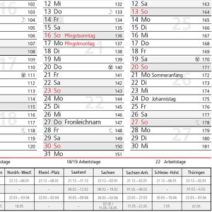 Produktbild für Tafelkalender Herlitz 400208025, mit Ferienübersicht