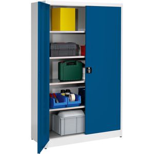 Werkzeugschrank Mauser MKSTS12/5/19, aus Metall, grau / blau