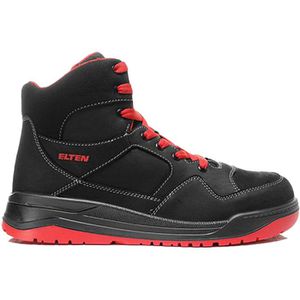 Produktbild für Sicherheitsschuhe ELTEN Maverick black-red Mid, ESD, S3S