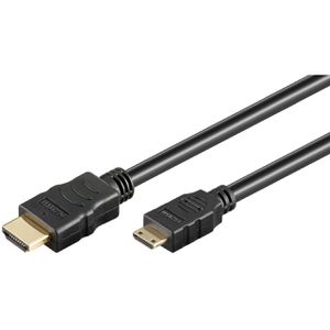Produktbild für HDMI-Kabel Goobay 74082 Mini-HDMI 2.0, vergoldete Stecker
