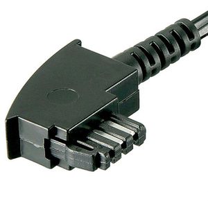 Produktbild für Telefonkabel Goobay 68537 Anschlusskabel, 10m