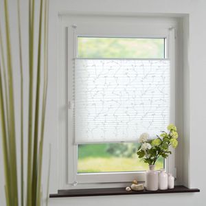 Produktbild für Plissee Liedeco Ranke, Klemmfix, weiß