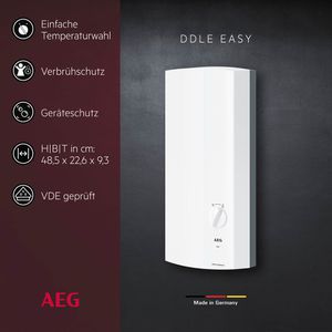 Produktbild für Durchlauferhitzer AEG DDLE EASY 228841, druckfest