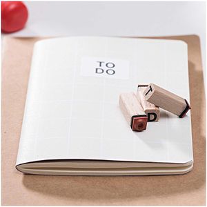 Produktbild für Motivstempel Rico-Design Paper Poetry ABC &amp; Zahlen, aus Holz