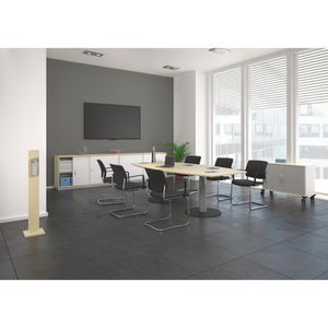 Produktbild für Desinfektionsspender Geramöbel S-HSM-L, lichtgrau