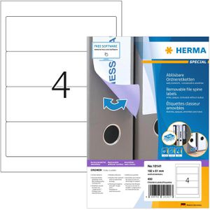 Rückenschilder Herma 10141 Movables, weiß