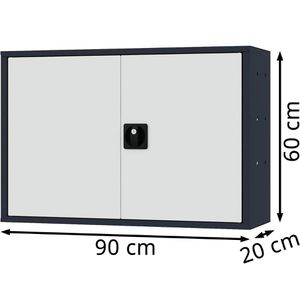 Produktbild für Werkzeugschrank Simplaflex CL9WHSF06, Metall, anthrazit / grau