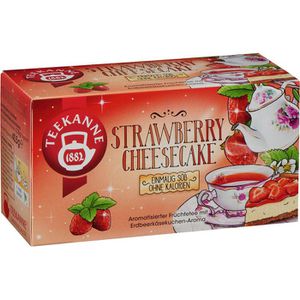 Teekanne Tee Strawberry Cheesecake, 18 Teebeutel, 40,5g