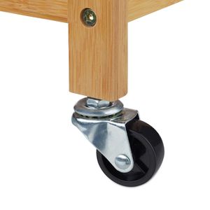 Produktbild für Küchenwagen Relaxdays 10024182, braun